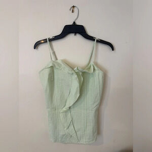 NWT Vineyard Vines Green and White Women's Tank Top Size 04